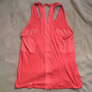 Orange lululemon tank